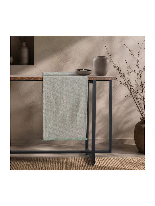 Teoran Teoran Tischdecke Dayton Grün Taupe 45x1...