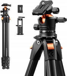 K&F Concept Kamerastative aus Aluminium mit Kugelförmiger Kopfart bis 172cm und Maximale Belastung 10kg K&F Concept Kamerastative aus Aluminium mit Kugelförmiger Kopfart bis 172cm und Maximale Belastung 10kg