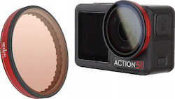 Sunnylife SB9678 Filtru pentru cameră de acțiune DJI Osmo Action 5 Pro / Osmo Action Sunnylife SB9678 Filtru pentru cameră de acțiune DJI Osmo Action 5 Pro / Osmo Action