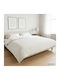 vidaXL Double Blanket 200x200cm White