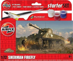Σετ Χρωμάτων Τανκς Πυγολαμπίδας Airfix Sherman