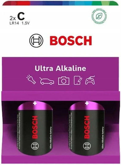 Genius Pack Baterii alcaline C 1.5V 2 buc