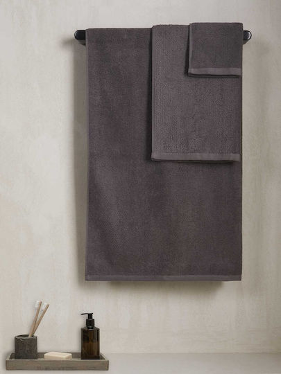 Αιγαίον Σετ 3τμχ Dark Grey Βάρους 600gr/m²