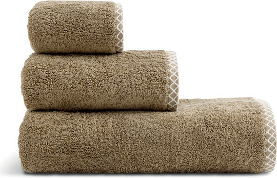 Lino Home Хавлиена Кърпа За Ръце Marley 30x50см Бежова С Тегло 600гр/м²