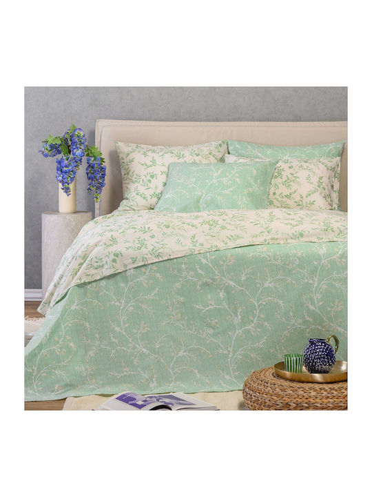 Melinen Duvet Cover Cotton Super King 225x245 S...