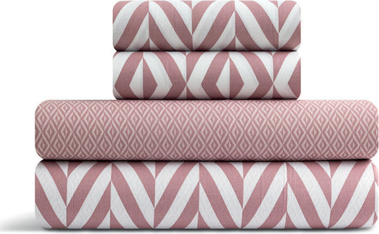 Lino Home Ikat Комплект Единичен 160x240cm Прашнорозов Lino Home Ikat Комплект Единичен 160x240cm Прашнорозов