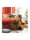 Douceur d'Intérieur Double Fitted Bed Sheet 140x190cm Muslin