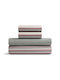 Lino Home Madison Module Cearceafuri De Pat King Size 260x270cm Madison Roz Pudrat (4 Bucăți)