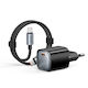 Mcdodo GaN Handyladegerät mit USB-C Ausgangsanschluss und Kabel USB-C - USB-C 65W Schwarz (CH-8262)