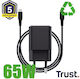 Trust USB-C Laptop-Ladegerät 65W mit Netzkabel Adapter