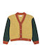 Kids Knitted Multicolour Cardigan