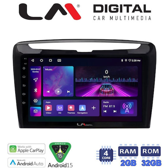 LM Digital Car Audio System for Lancia Ypsilon 2011 2024 Bluetooth USB Wi-Fi GPS