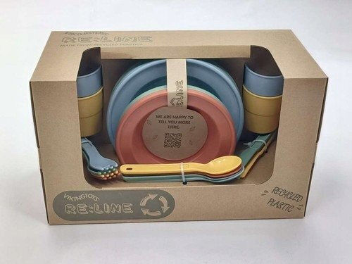 Viking Toys Комплект За Хранене От Пластмаса 6 Части За 12+ Месеца