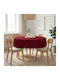 vidaXL vidaXL Tischdecke Rot Roten Durchmesser 180 cm
