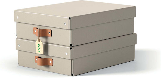 Leitz Aufbewahrungsboxen Grau 37cm 2 Stück