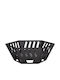 vidaXL Șemineu de exterior metalic negru 60x60x23cm