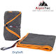 AlpinPro Πετσέτα Microfiber Προσώπου Αντιβακτηριδιακή Γκρι 80x40εκ.