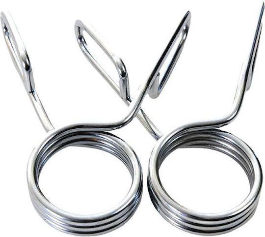 Spring Collars for Dumbbells & Barbells Set 2pcs Olympic Type Ø50mm