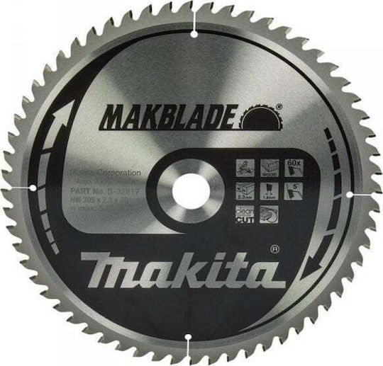 Makita Makblade Δίσκος Κοπής με 60 Δόντια 305mm
