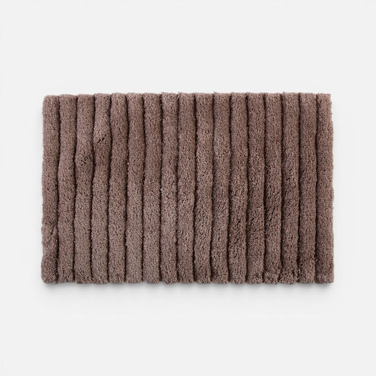 Nef-Nef Homeware Antirutsch Badematte Poly.fresh Taupe 55x85cm