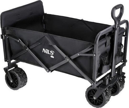 Nils Transport Trolley for Load Weight up to 100kg in Black Colour
