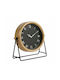 Edaxo Metallische Wanduhr Gold Ø21cm
