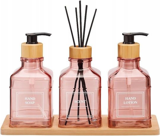 Bathroom Solutions Badezimmerzubehör-Set Glas Grüne 3 Stück