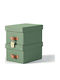 Leitz Leitz Papier Aufbewahrungsbox mit Deckel Grüne 20x28x15cm 2 Stück