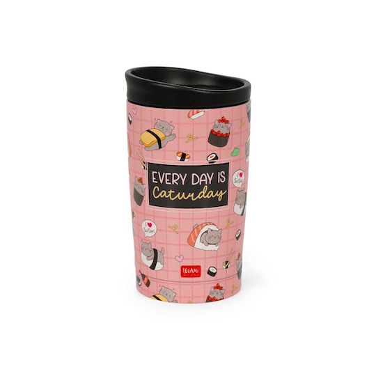Legami Milano Sushi Cat Thermosflasche Rostfreier Stahl / Kunststoff