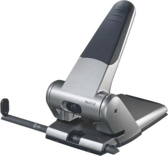 Τρυπητήρας Τρυπών Leitz 5180 65 Φύλλα Ασημί 10k078k