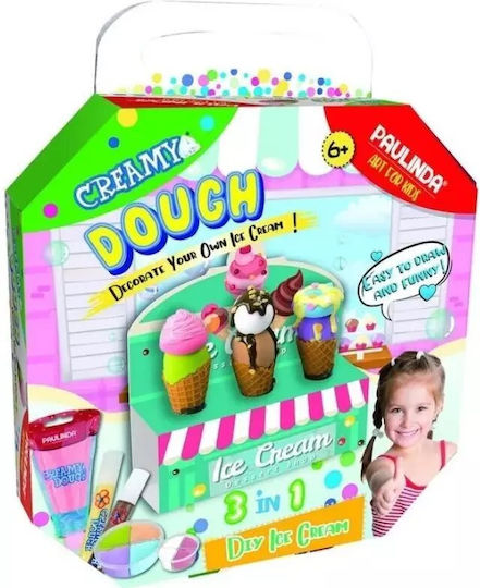 Paulinda Eiscreme-Laboratorium Verpackung Modellierknete Mehrfarbig Für 6+ Jahre