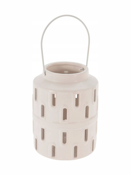 Home&Styling Collection Metall-Kerzenhalter in Weißer Farbe 10x13x13cm