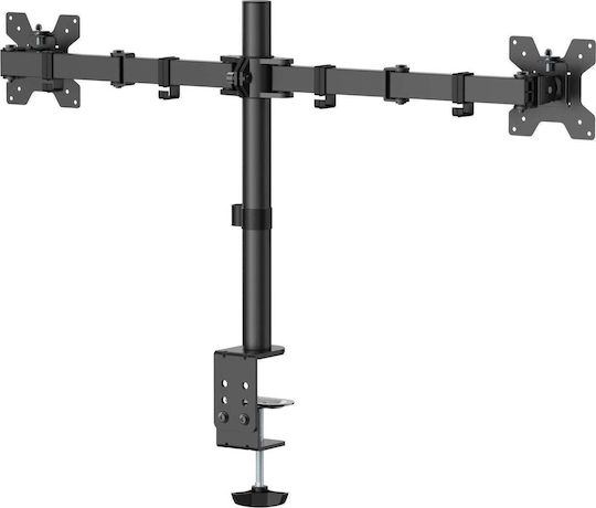 Mozos MS03 Desk Mount for 2 Screens up to 32" with Extension Arm