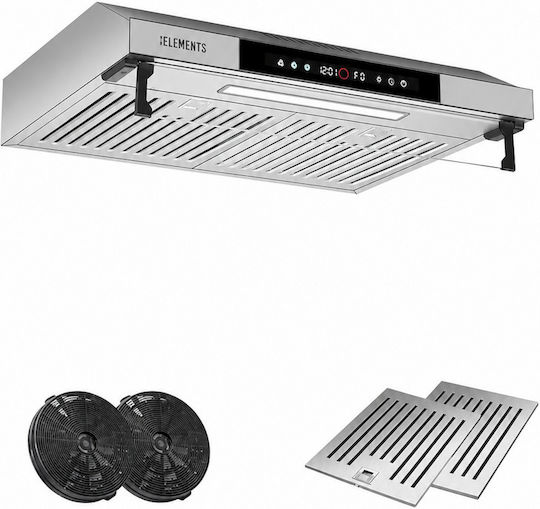 KB Elements Ελεύθερος Απορροφητήρας Ανακύκλωσης 60cm Silver ELK156S60S