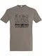 T-shirt Унисекс Twerk Treat Horror Characters Spooky Sexy Halloween Светло Каки