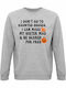 Hanorace Bumbac Organic Unisex I Dont Go To Haunted Houses Funny Halloween Sister Gri Melanj