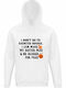 Hoodie Organic Unisex " I Dont Go To Haunted Houses Funny Halloween Sister " White