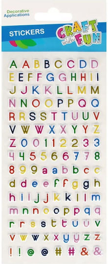 Craft with Fun Autocolante Puffy Pentru Copii 3+ Ani