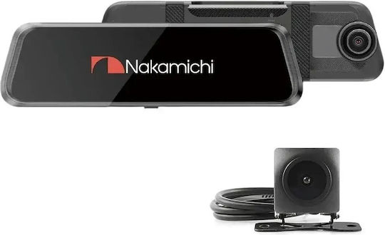 Nakamichi ND410W Spiegel Set mit Autodigitale Videorekorder 1080P mit Bildschirm 9.3" & Rückfahrkamera