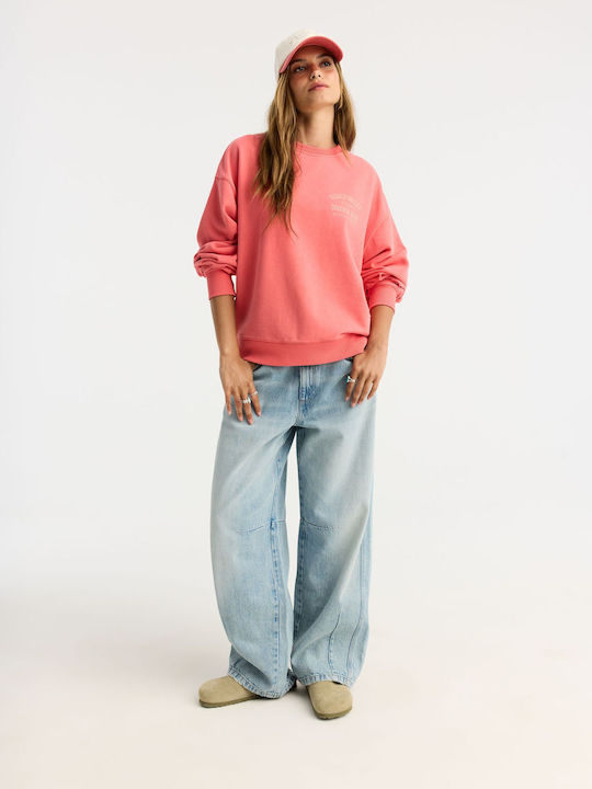 Noxville Lang Damen Sweatshirt mit Kapuze Rote