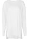 Organic Women's Cotton Long Sleeve White Blouse