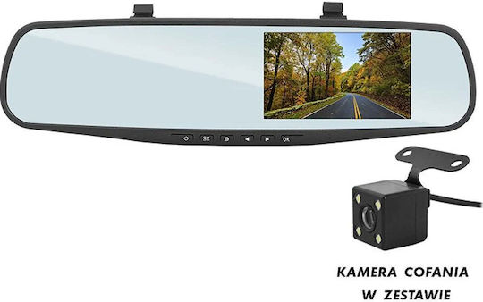 LTC Audio Σετ Καθρέπτης με Κάμερα DVR Αυτοκινήτου 1080P με Οθόνη 4.3" & Κάμερα Οπισθοπορείας
