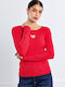 Women's Red Sweater