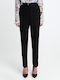 Pantaloni dama din crep negru