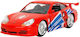 Model auto Porsche 911 GT3 RS Spider-Man Scara 1:32 Roșu Albastru