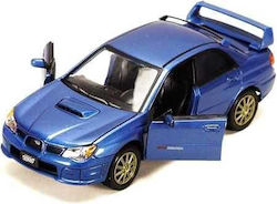 Subaru Impreza Wrx Sti 1:24 Scale Blue Model Car