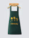 Waterproof Green Kitchen Apron