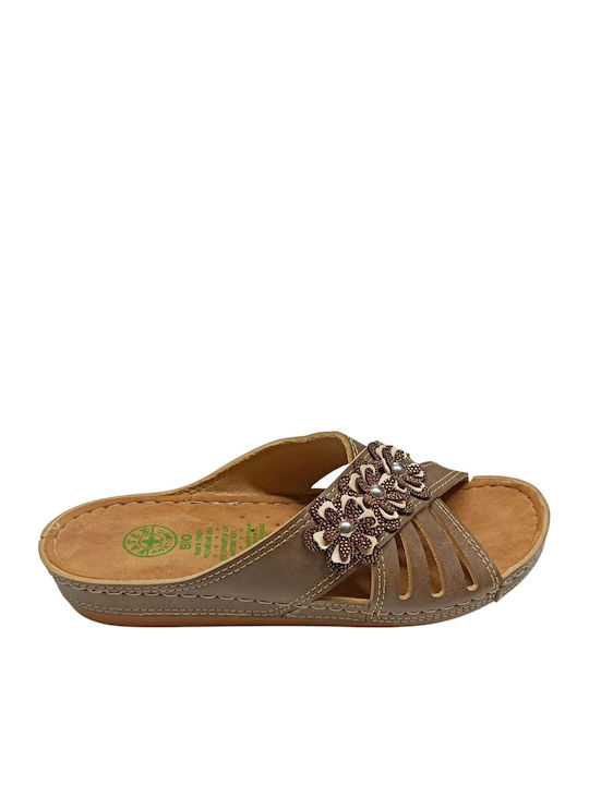 Women's Flat Sandals Brown