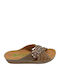 Women's Flat Sandals Brown