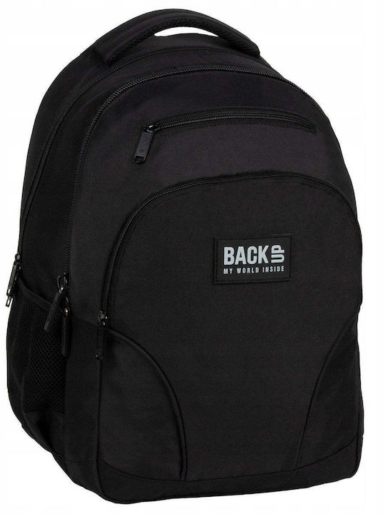 Derform Kindergarten Backpack School Bag With Water Bottle Holder Black 30 Litre 32 x 23 x 45 cm